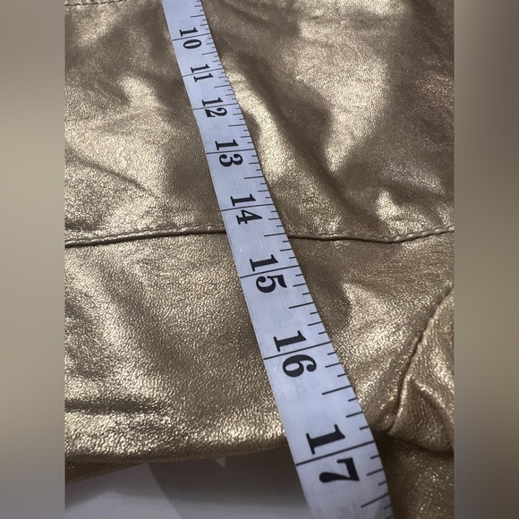Juicy Couture Leather Gold Jacket - Picture 4 of 6